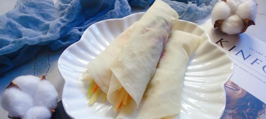 手把手教你制作美味三鲜素春卷（做法简单易学，口感清香爽口，素食美食佳选）