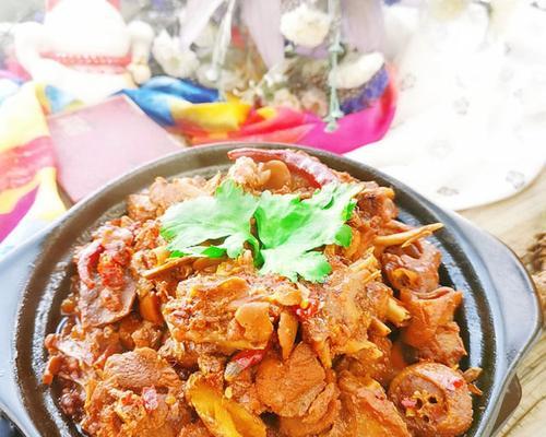 砂锅炖土鸭，肉质鲜嫩美味（家庭料理，健康美味的享受）