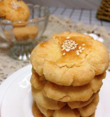 自制玉米油版杏仁酥（健康美味的小点心）