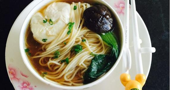 香菇鸡蛋面，美味不容错过（家常美食，简单易学，）