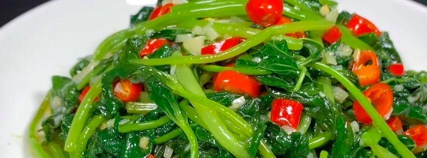 蒜茸炒地瓜叶（如何做出口感独特的地瓜叶）