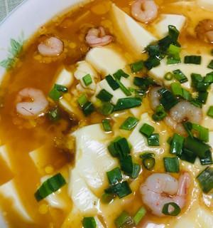 虾仁豆腐蒸蛋的做法：口感鲜美、健康营养！