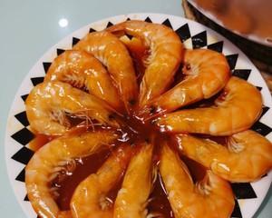 糖醋鲜虾，口感鲜美（传统佳肴，健康可口，鲜虾制作）