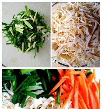 用蒜苗做干豆腐（独具特色的家常美食）