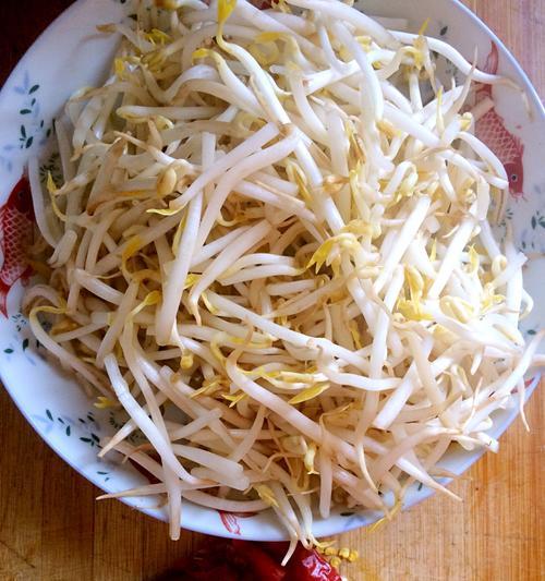 清爽美味瘦肉炒绿豆芽（家常小炒菜，营养又健康）
