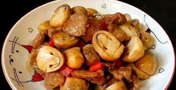 瘦肉腊肉炒草姑，营养丰富美味做法大揭秘！