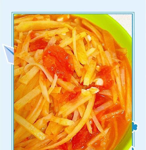 鲜香可口的西红柿炒土豆（家常美食，健康营养）