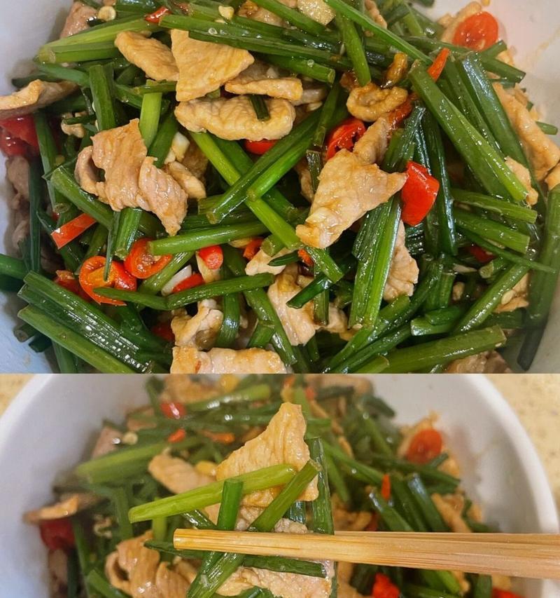 肉炒韭菜花，做法大揭秘！（快手菜谱，一道下饭好菜的秘密武器）